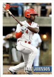 2021 Bowman Heritage Base Set Ivan Johnson #120 card