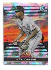 2022 Bowman Chrome 2021 AFL Fall Stars Ivan Johnson #AFLS-3 card