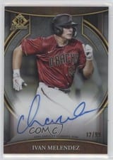 2023 Bowman Chrome Invicta Autographs Ivan Melendez #BIVA-IM card