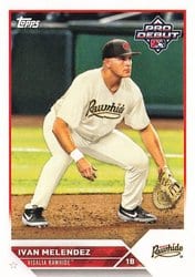 2023 Topps Pro Debut Base Set Ivan Melendez #PD-149 card