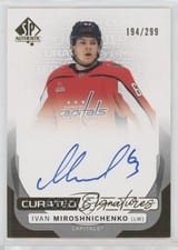 2024-25 SP Authentic Curated Signatures Ivan Miroshnichenko #SPC-IV card