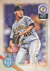 2018 Topps Gypsy Queen Base Set Ivan Nova #13 card