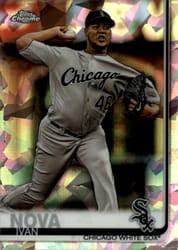 2019 Topps Chrome Sapphire Edition Base Set Ivan Nova #403 card