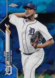 2020 Topps Chrome Sapphire Edition Base Set Ivan Nova #379 card