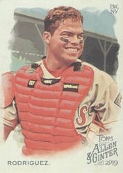2019 Topps Allen & Ginter Base Set Ivan Rodriguez #90 card