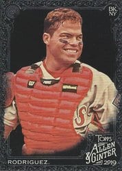 2019 Topps Allen & Ginter X Base Set Ivan Rodriguez #90 card