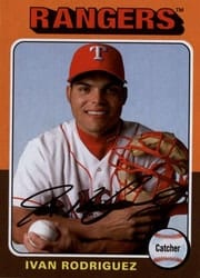 2019 Topps Archives Base Set Ivan Rodriguez #164 card