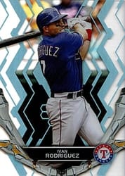 2019 Topps High Tek Base Set Ivan Rodriguez #58 card