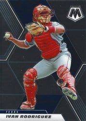 2021 Panini Mosaic Base Set Ivan Rodriguez #31 card