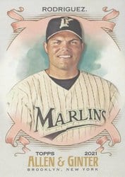 2021 Topps Allen & Ginter Base Set Ivan Rodriguez #183 card