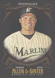 2021 Topps Allen & Ginter X Base Set Ivan Rodriguez #183 card