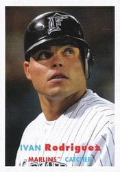 2021 Topps Archives Base Set Ivan Rodriguez #5 card
