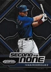 2023 Panini Prizm Second to None Ivan Rodriguez #SN14 card