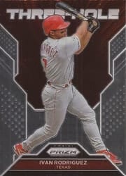 2023 Panini Prizm Three-Hole Ivan Rodriguez #TH5 card