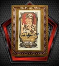 2025 Topps Allen & Ginter Framed Mini Autographs (Baseball) Ivan Rodriguez #MA-IR card