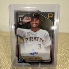 2024 Bowman Chrome Prospects Autographs Iverson Allen #CPA-IA card