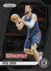 2024-25 Panini Prizm Monopoly Base Set Ivica Zubac #21 card