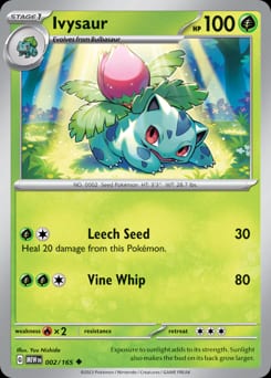 151 Ivysaur #2 card