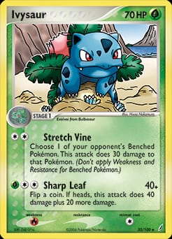 2006 Crystal Guardians Ivysaur #35 card