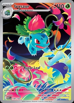 2025 Mega Evolution Ivysaur #134 card
