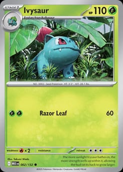 Mega Evolution Ivysaur #2 card