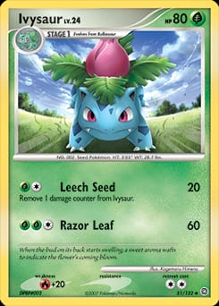 Secret Wonders Ivysaur #51 card