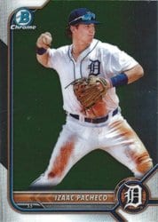 2022 Bowman Chrome Prospects Izaac Pacheco #BCP-106 card
