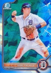 2022 Bowman Sapphire Edition Base Set Izaac Pacheco #BCP-106 card