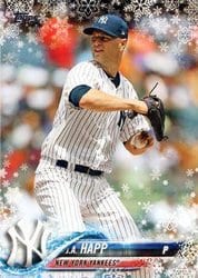 2018 Topps Holiday Base Set J.A. Happ #HMW41 card