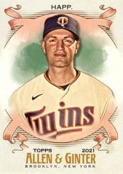 2021 Topps Allen & Ginter Base Set J.A. Happ #165 card