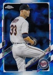 2021 Topps Chrome Update Sapphire Edition Base Set J.A. Happ #US126 card