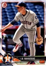 2018 Bowman Draft Base Set J.B. Bukauskas #BD-189 card
