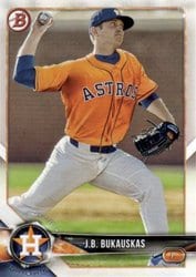 2018 Bowman Prospects J.B. Bukauskas #BP125 card