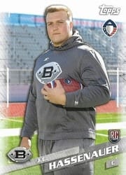 2019 Topps AAF Base Set J.C. Hassenauer #120 card