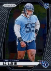 2024 Panini Prizm Base Set J.C. Latham #334 card