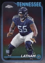 2024 Topps Chrome Base Set J.C. Latham #270 card
