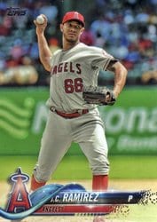 2018 Topps Base Set J.C. Ramirez #568 card