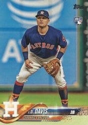 2018 Topps Base Set J.D. Davis #341 card