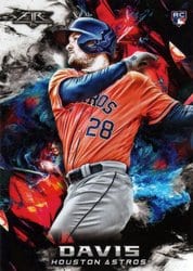 2018 Topps Fire Base Set J.D. Davis #86 card