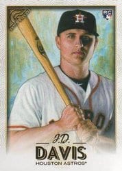 2018 Topps Gallery Base Set J.D. Davis #58 card