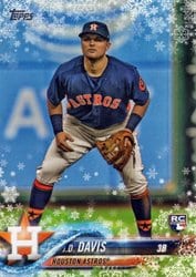 2018 Topps Holiday Base Set J.D. Davis #HMW178 card