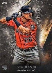 2018 Topps Inception Base Set J.D. Davis #59 card