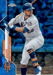 2020 Topps Chrome Sapphire Edition Base Set J.D. Davis #522 card