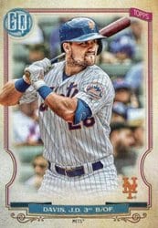 2020 Topps Gypsy Queen Base Set J.D. Davis #209 card
