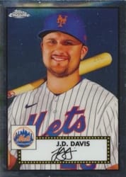 2021 Topps Chrome Platinum Anniversary Base Set J.D. Davis #359 card