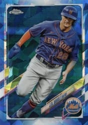 2021 Topps Chrome Sapphire Edition Base Set J.D. Davis #163 card