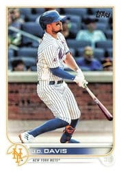 2022 Topps Base Set J.D. Davis #375 card