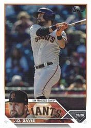 2023 Topps Base Set J.D. Davis #335 card