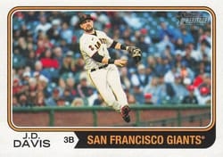 2023 Topps Heritage Base Set J.D. Davis #537 card