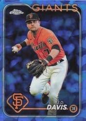 2024 Topps Chrome Sapphire Edition Base Set J.D. Davis #64 card